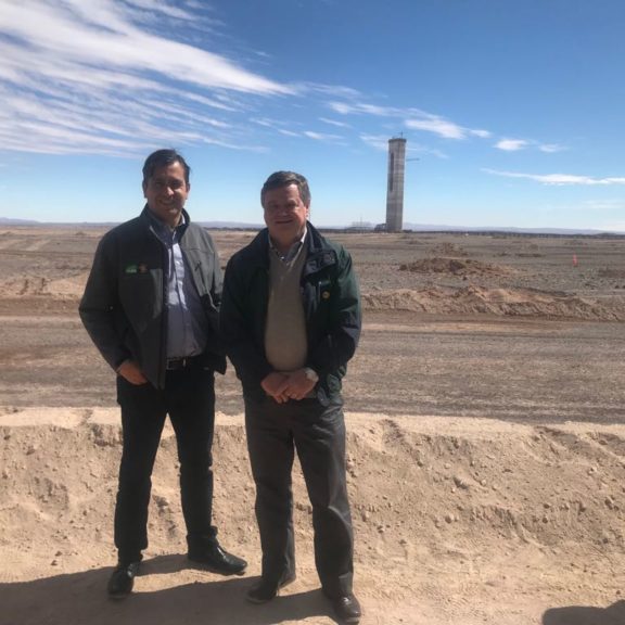 SQM presente en la primera planta termosolar de América Latina