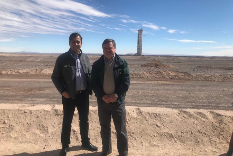 SQM presente en la primera planta termosolar de América Latina