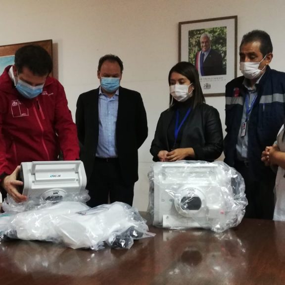 SQM entregó dos ventiladores mecánicos a la Red de Salud Pública de la Región de Antofagasta