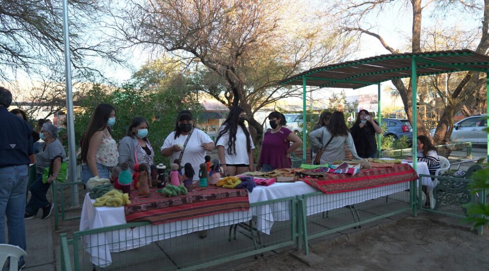 Quillagua Women Celebrate End of Weaving Workshop by Exhibiting their Creations