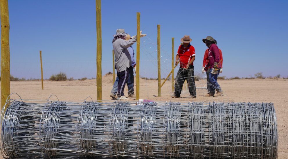 Ganaderos de la Pampa del Tamarugal avanzan en la construcción de Centro Productivo de Alfalfa