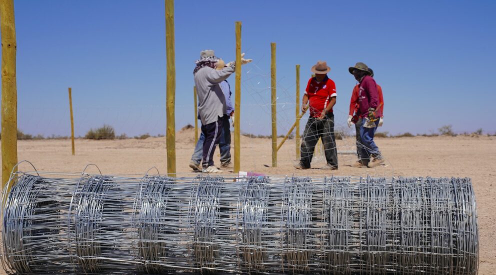 Pampa del Tamarugal Ranchers Make Progress on Construction of Alfalfa Production Center