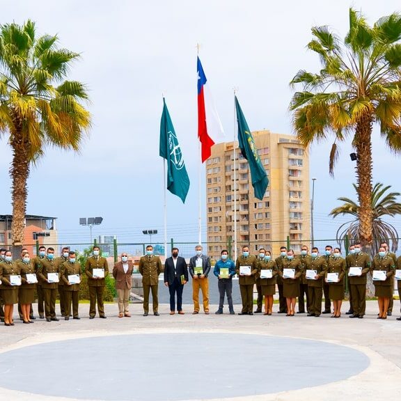 The first Responsible Care course at ESUCAR Antofagasta certified 70 non-commissioned police officers