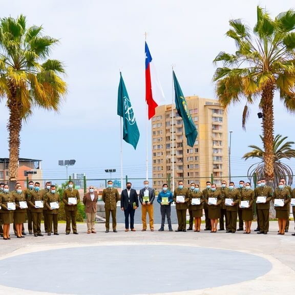 Primera edición del Curso de Responsible Care en la ESUCAR de Antofagasta certificó a 70 suboficiales de Carabineros