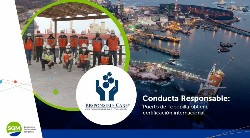 Responsible Care: Port of Tocopilla obtains international certification