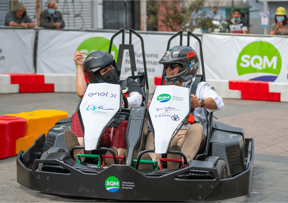 INNOVADORA PISTA DE RECICLAJE PARA E-KARTS EN EXPONOR 2022