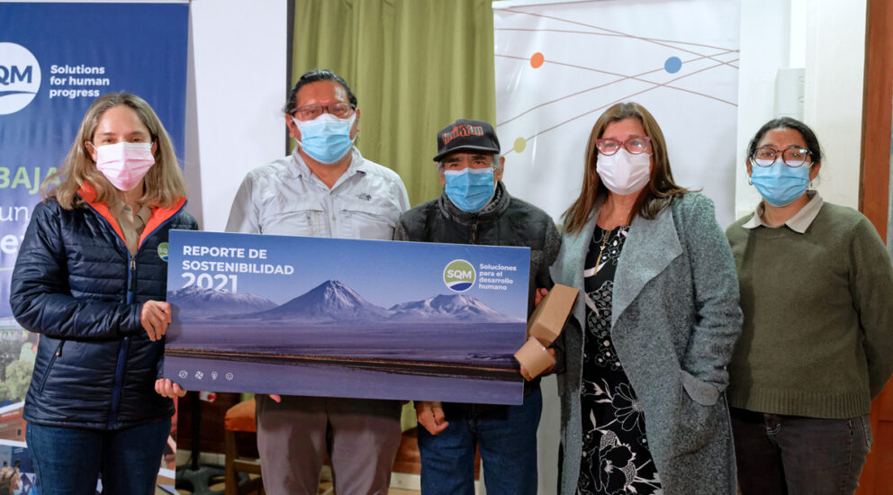 SQM Presents Sustainability Report in El Tamarugal Communities
