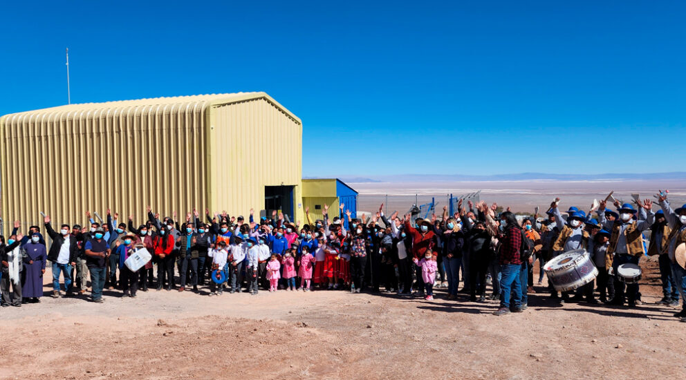 (Español) Comunidad Indígena Atacameña de Camar inauguró su primera planta de agua potable