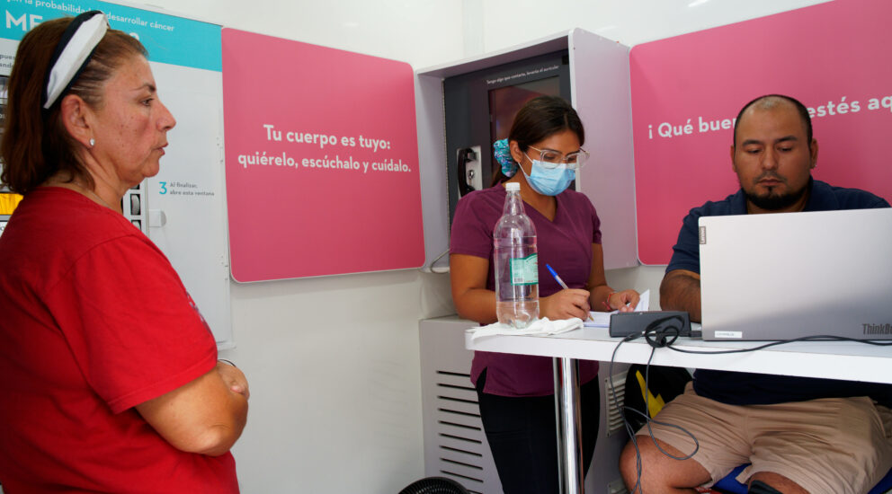 Mobile Clinic Tours El Tamarugal Offering Breast Cancer Screenings