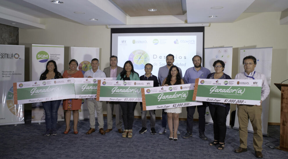 Programa Desafíos de Sostenibilidad premió a emprendedores de Tarapacá