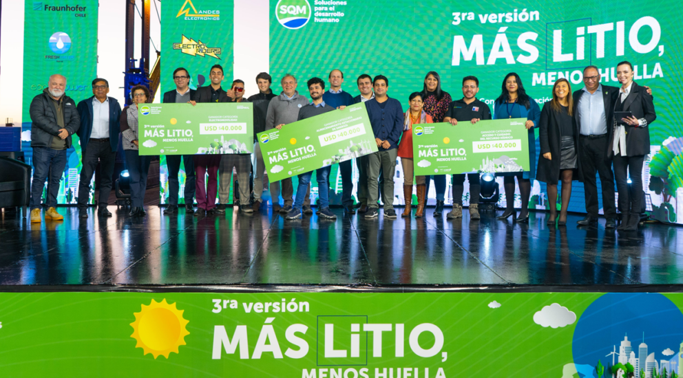 Startups from Calama, Valparaíso and Santiago win the 3rd version of  “More Lithium, Smaller Footprint” The