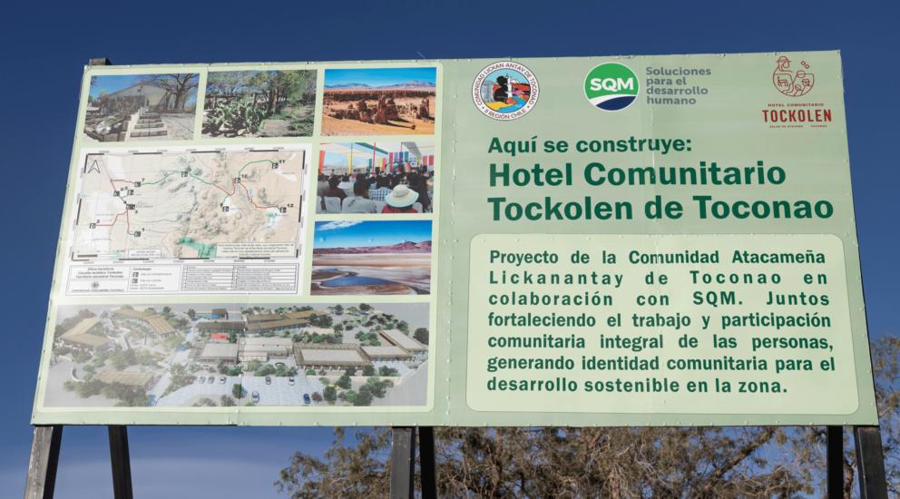 Work progresses on first community hotel in Chile and South America: Tockolen in Toconao