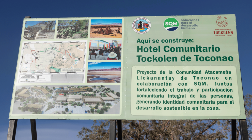 Avanzan obras del primer Hotel Comunitario del país y Sudamérica: Tockolen de Toconao