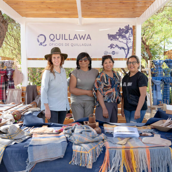 Artisans from Quillagua exhibited their art inspired in the Aymara culture