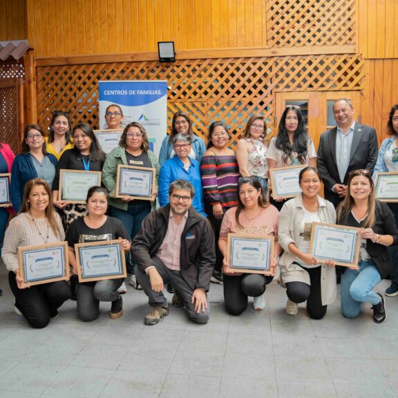 Choshuenco’s educational program celebrated its first year together with sponsoring organizations and preschools in Antofagasta and Tarapacá