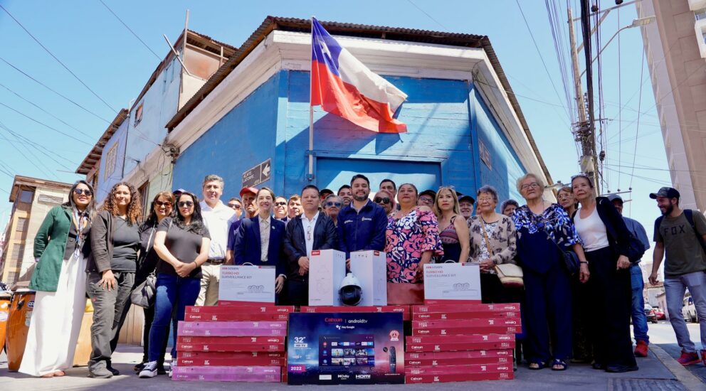 Vecinos y comerciantes del casco histórico de Iquique instalan 500 cámaras de vigilancia para fortalecer la seguridad del sector