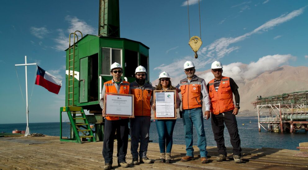 SQM’s Port of Tocopilla receives international environmental management certification